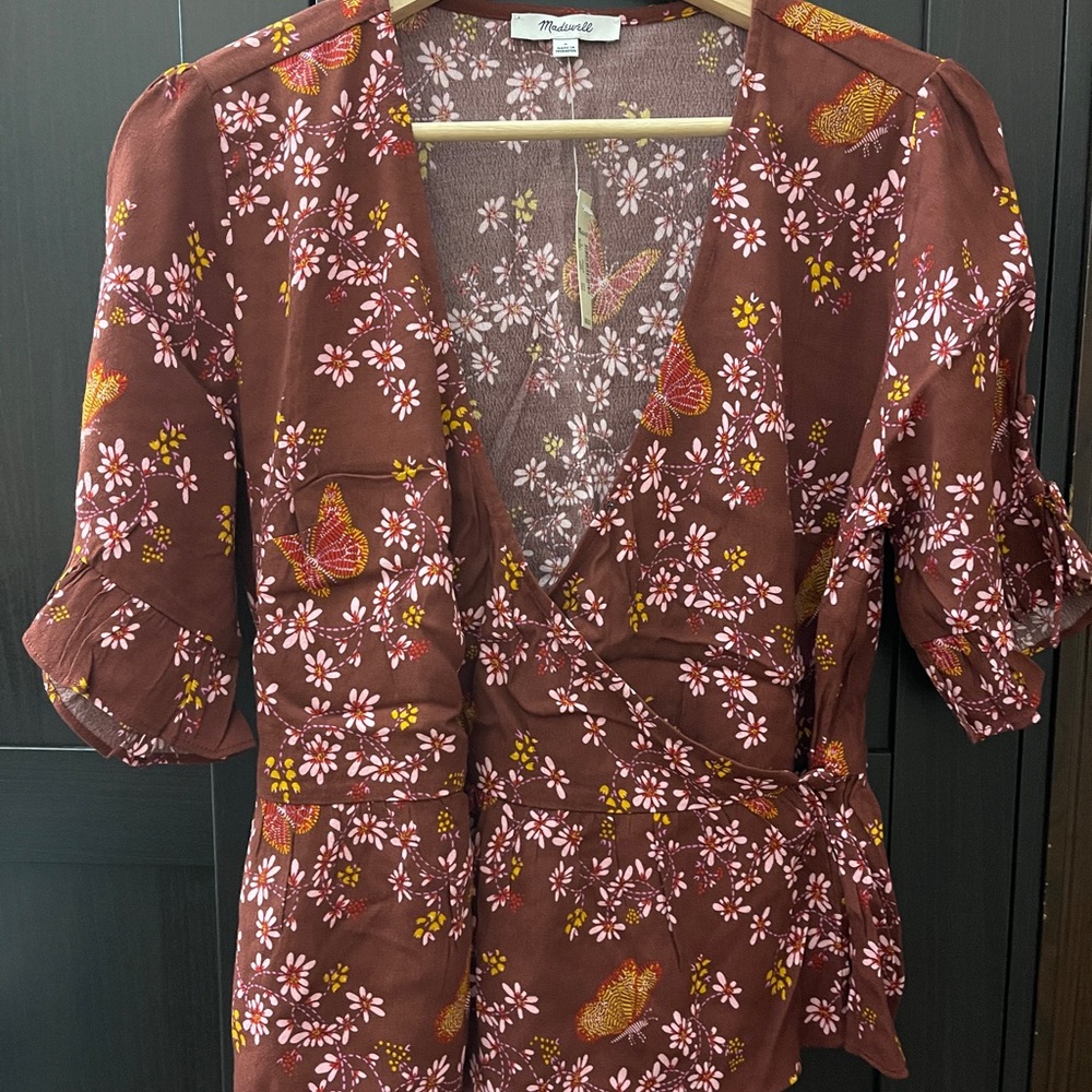 COPY - Madewell wrap blouse